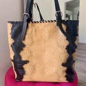 (PERFECT CONDITION) Carla Mancini Leather Tote